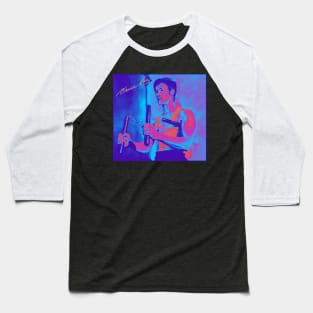 Bruce Lee Portrait Pop Art Baseball T-Shirt